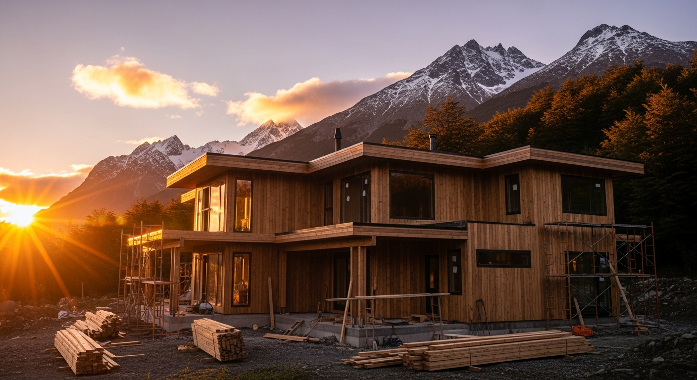 Construcción en el Sur de Chile